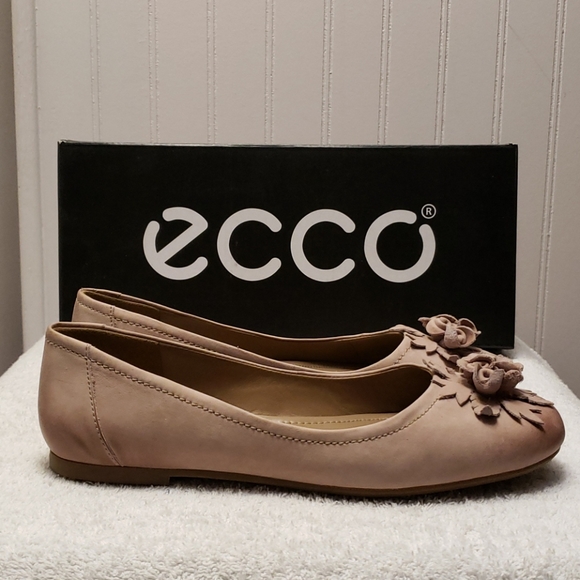 Ecco Kelly leather flats, colour woodrose, 6.5 - Picture 9 of 15